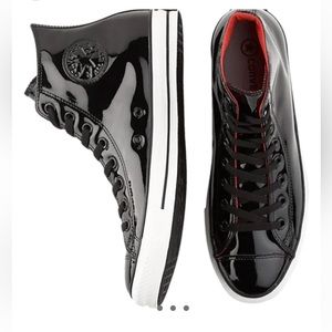 Black Patent Converse men’s 11